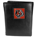 Cincinnati Bengals Leather Tri-fold Wallet