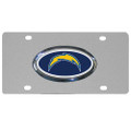 Los Angeles Chargers Dome Steel License Plate