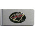 Minnesota Wild Brushed Metal Money Clip