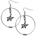 Dallas Stars 2" Hoop Earrings
