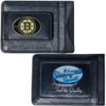 Boston Bruins Leather Cash & Cardholder