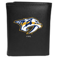 Nashville Predators Large Logo Leather Tri-fold Wallet