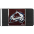 Colorado Avalanche Steel Money Clip