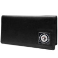 Winnipeg Jets Leather Checkbook Cover