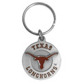 Texas Longhorns Carved Metal Key Chain