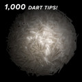 Viper Tufflex Tips III 2BA Soft Dart Tips - 1000 Count