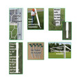 First Team 24' x 8' Golden Goal 44 Elite Semi-Permanent Soccer Goal - Pair