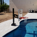 First Team HYDROCHAMP III Adjustable Pool Side Basketball Hoop