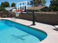 First Team HYDROSHOT III Adjustable Pool Side Basketball Hoop