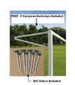 First Team 21' x 7' World Class 40 Sr. Club In-Ground Soccer Goal - Pair