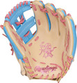 Rawlings Heart of the Hide Series 11.5" Baseball Glove - Right Hand Throw - Camel/Columbia Blue