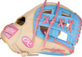 Rawlings Heart of the Hide Series 11.5" Baseball Glove - Right Hand Throw - Camel/Columbia Blue