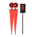 Pro Down Football Orange Chain Set & Down Indicator Box