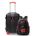 Calgary Flames Premium 2-Piece Backpack & Carry-On Set