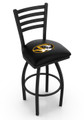 Missouri Tigers Swivel Bar Stool with Ladder Style Back