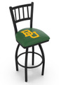 Baylor Bears Swivel Bar Stool with Jailhouse Style Back