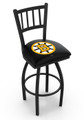 Boston Bruins Swivel Bar Stool with Jailhouse Style Back