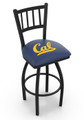 California Golden Bears Swivel Bar Stool with Jailhouse Style Back