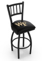 Wake Forest Demon Deacons Swivel Bar Stool with Jailhouse Style Back
