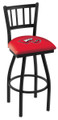 Western Kentucky Hilltoppers Swivel Bar Stool with Jailhouse Style Back