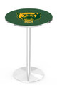 Baylor Bears Chrome Pub Table with Round Base