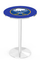 Buffalo Sabres Chrome Pub Table with Round Base