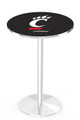 Cincinnati Bearcats Chrome Pub Table with Round Base