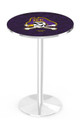 East Carolina Pirates Chrome Pub Table with Round Base