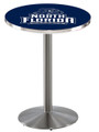 North Florida Ospreys Stainless Steel Bar Table with Round Base