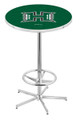 Hawaii Warriors Chrome Bar Table with Foot Ring