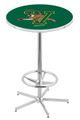 Vermont Catamounts Chrome Bar Table with Foot Ring