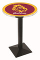 Arizona State Sun Devils Black Wrinkle Pub Table with Square Base