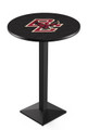 Boston College Eagles Black Wrinkle Pub Table with Square Base