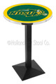 North Dakota State Bison Black Wrinkle Pub Table with Square Base