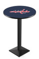 Washington Capitals Black Wrinkle Pub Table with Square Base