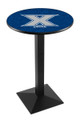 Xavier Musketeers Black Wrinkle Pub Table with Square Base