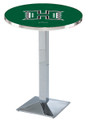 Hawaii Warriors Chrome Bar Table with Square Base