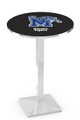 Memphis Tigers Chrome Bar Table with Square Base