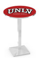 UNLV Rebels Chrome Bar Table with Square Base