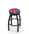 Boston Red Sox Swivel Bar Stool with Black Frame