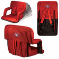 San Francisco 49ers Red Ventura Portable Outdoor Recliner