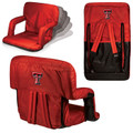 Texas Tech Red Raiders Red Ventura Portable Outdoor Recliner
