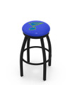 St. Louis Blues Black Swivel Bar Stool with Accent Ring