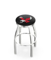 Eastern Washington Eagles Chrome Swivel Bar Stool with Accent Ring