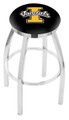 Idaho Vandals Chrome Swivel Bar Stool with Accent Ring