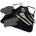 Kansas Jayhawks BBQ Apron Tote Set