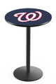 Washington Nationals Pub Table with Black Round Base