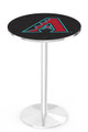 Arizona Diamondbacks Pub Table with Chrome Round Base