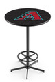 Arizona Diamondbacks Pub Table with Black Foot Ring