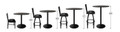 Arizona Diamondbacks Pub Table with Black Foot Ring